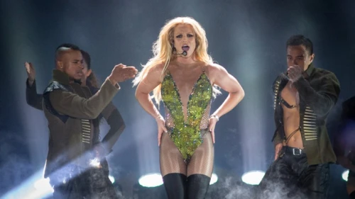 American pop star, Britney Spears performs in Tel Aviv, Israel, on July 3, 2017. Photo by Miriam Alster/Flash90