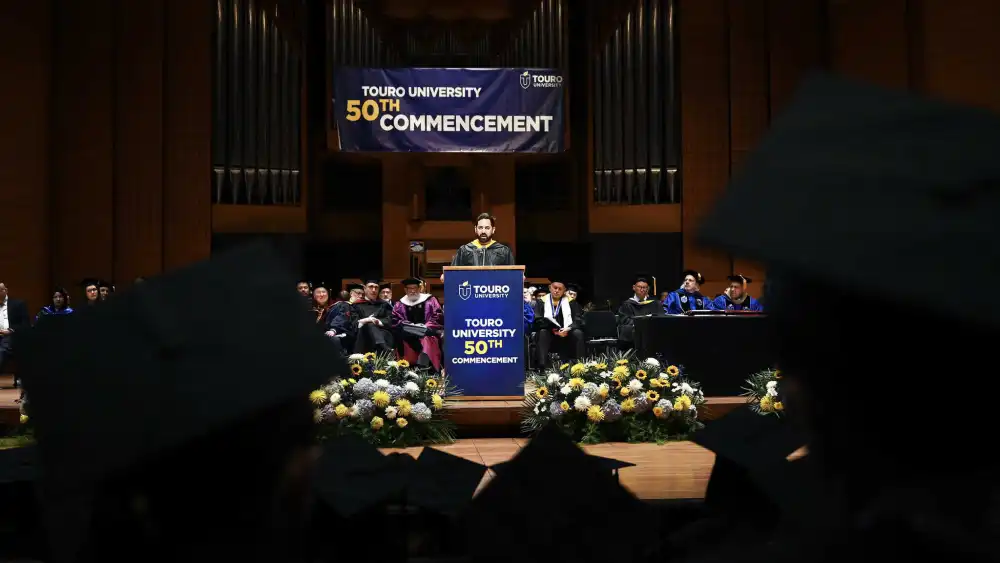 Touro Graduation Rep. Lawler addresses 600 graduates of Touro, accepts honorary degree ...