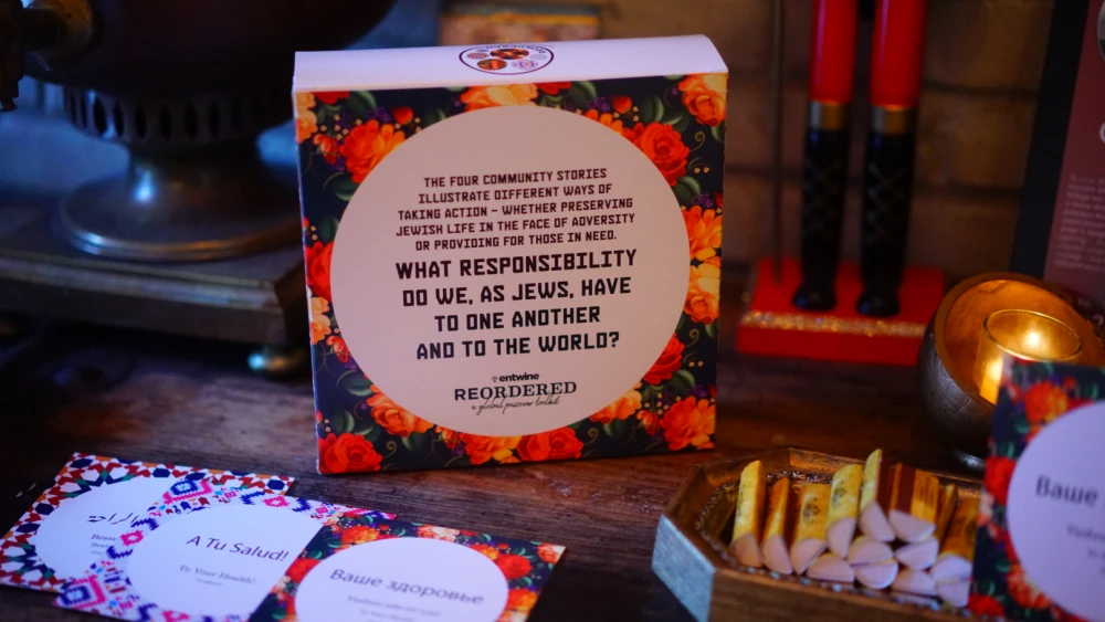 The American Jewish Joint Distribution Committee has a long-held tradition of delivering matzah and other items for Passover. Credit: Courtesy.