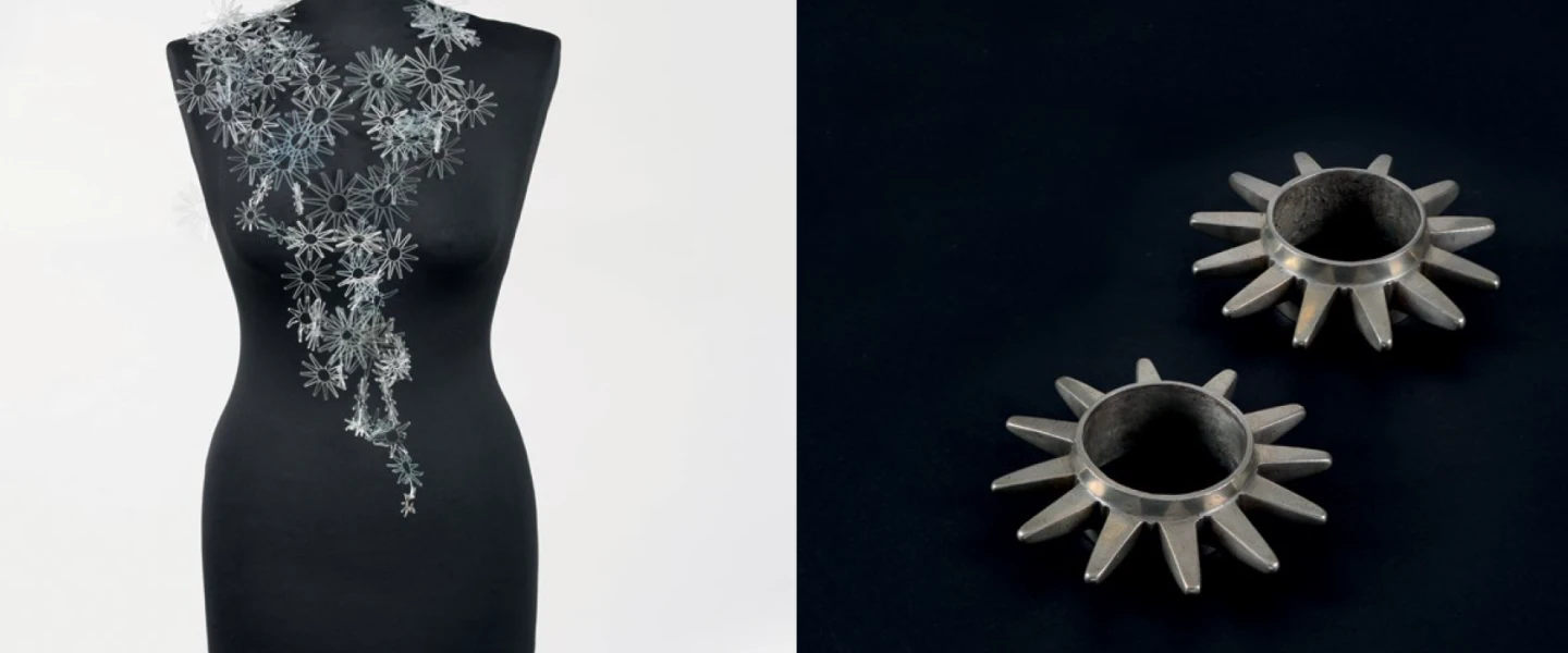 An exhibit featuring Jewish jewelry from the Islamic world. Credit: Museum for Islamic Art.