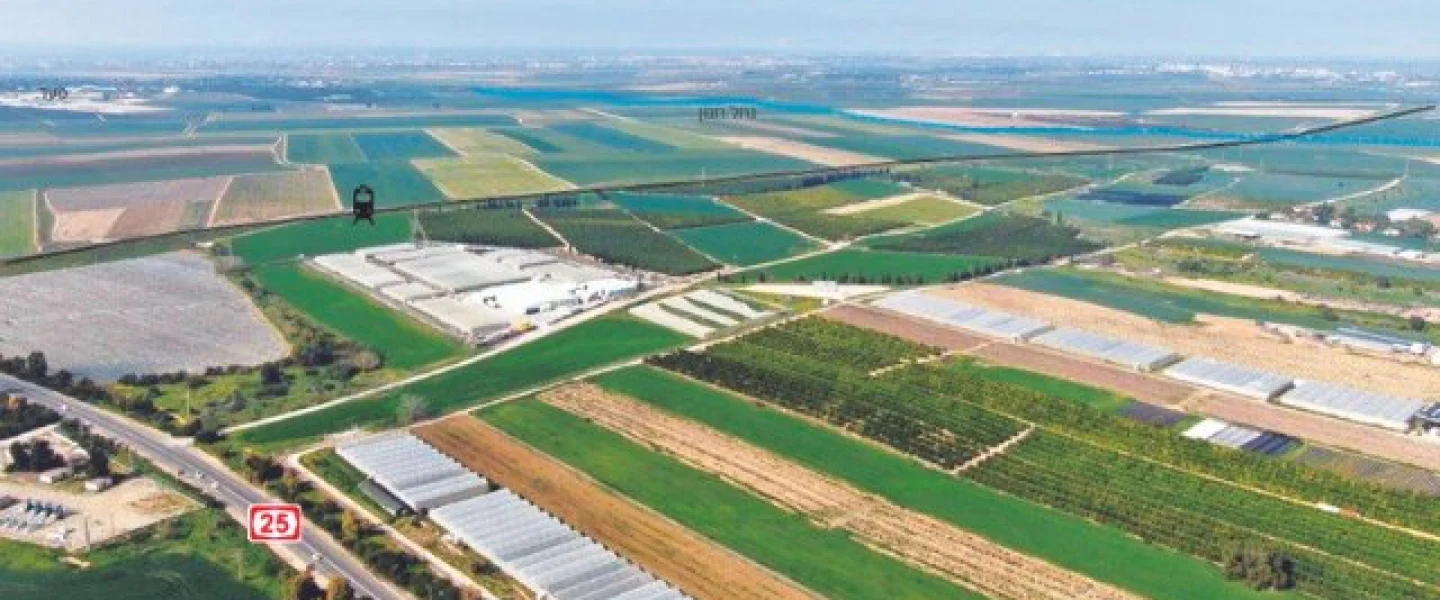 The site where Hanun will be built. Credit: Sdot Negev Regional Council.