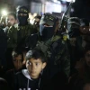 Members of Al-Quds Brigades organize a memorial service for fellow member Khaled Farraj, who was killed during an Israeli air strike during an escalation of fighting between Israel and the Palestinian Islamic Jihad in the Gaza Strip, on Nov. 15, 2019. Photo by Hassan Jedi/Flash90.