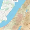 A map of Israel marking out the so-called Green Line, produced for Tel Aviv classrooms. Credit: Tel Aviv Municipality.