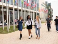 Students at Reichman University in Herzliya. Credit: Reichman University.