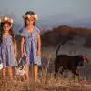 Israeli girls get ready for the Shavuot holiday in Moshav Yashresh in central Israel, May 15, 2021. Photo by Yossi Aloni/Flash90.
