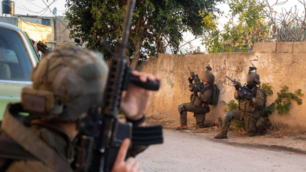 Israeli security forces conduct counterterror operations in Judea and Samaria, March 14, 2023. Credit: IDF.