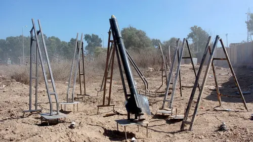 Hamas rocket-launchers in the Gaza Strip. Credit: IDF.