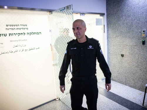 Israel Prison Service chief Kobi Yaakobi after his questioning at the Department of Internal Police Investigations in Jerusalem, Dec. 2, 2024. Photo by Chaim Goldberg/Flash90.