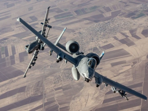 US Air Force A-10 fighter jet