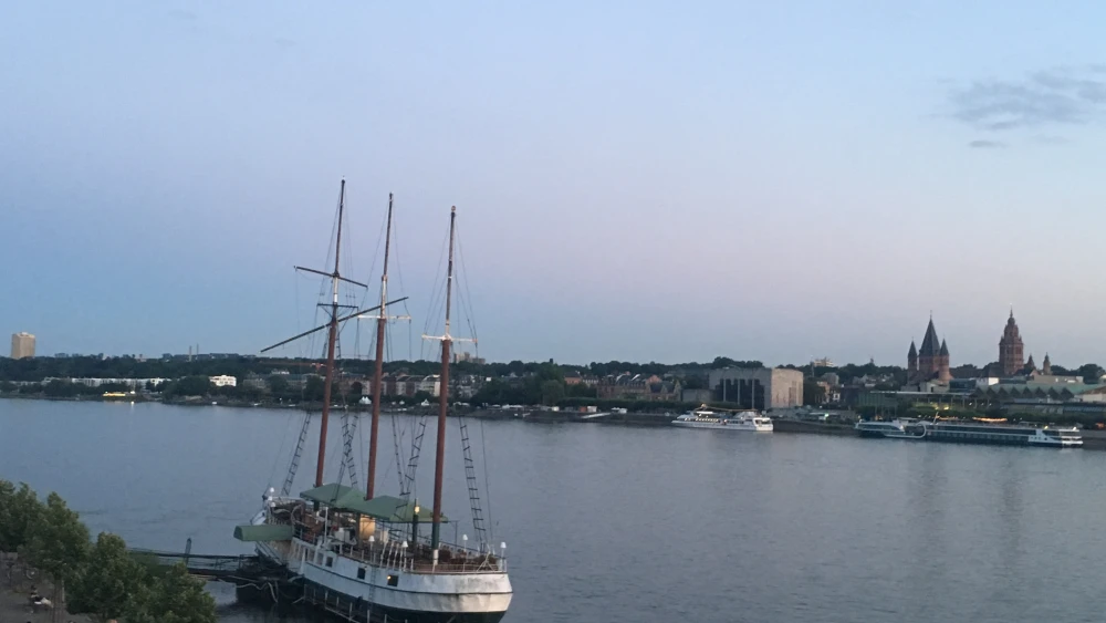 A view of the Rhine River. Credit: Orit Arfa.