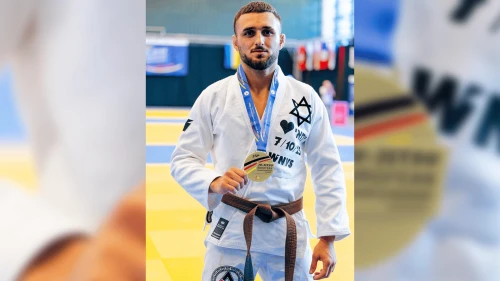 Israeli jujitsu fighter Yarin Shriki. Photo by Juan Lopez.