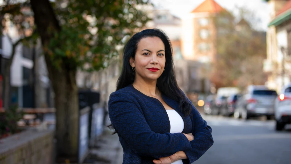 Campaign website image of Analilia Mejia running in New Jersey's 11 Congressional District. Credit: Courtesy.
