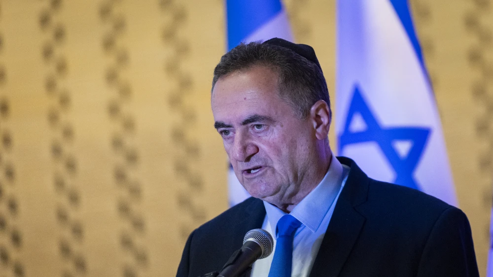 Israeli Defense Minister Israel Katz attends a memorial ceremony for fallen Israeli soldiers of the 1973 Yom Kippur War, at the National Hall of Remembrance at Mount Herzl in Jerusalem, Sept. 22, 2026. Photo by Chaim Goldberg/Flash90.