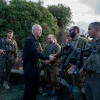 Israeli Defense Minister Yoav Gallant with soldiers of the Israel Defense Forces' 188th Armored and Golani brigades, Sept. 30, 2024. Photo by Ariel Hermoni/Defense Ministry.