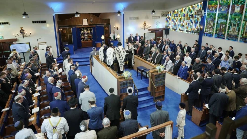 Rabbi Yoni Wieder was inaugurated as chief rabbi of Ireland, May 21, 2024. Courtesy.