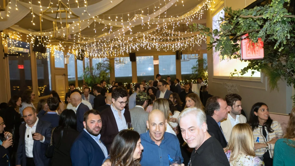 Attendees mingle at a previous JOIN Israel fundraising event in New York