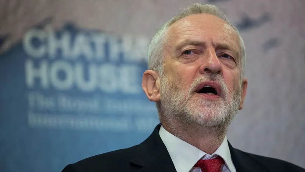 British Labour Party leader Jeremy Corbyn, May 12, 2017. Photo by Chatham House, London/Wikimedia Commons.
