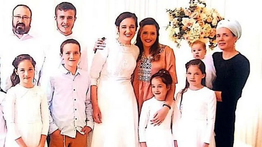 Rabbi Achiad Ettinger and family. Credit; Courtesy.