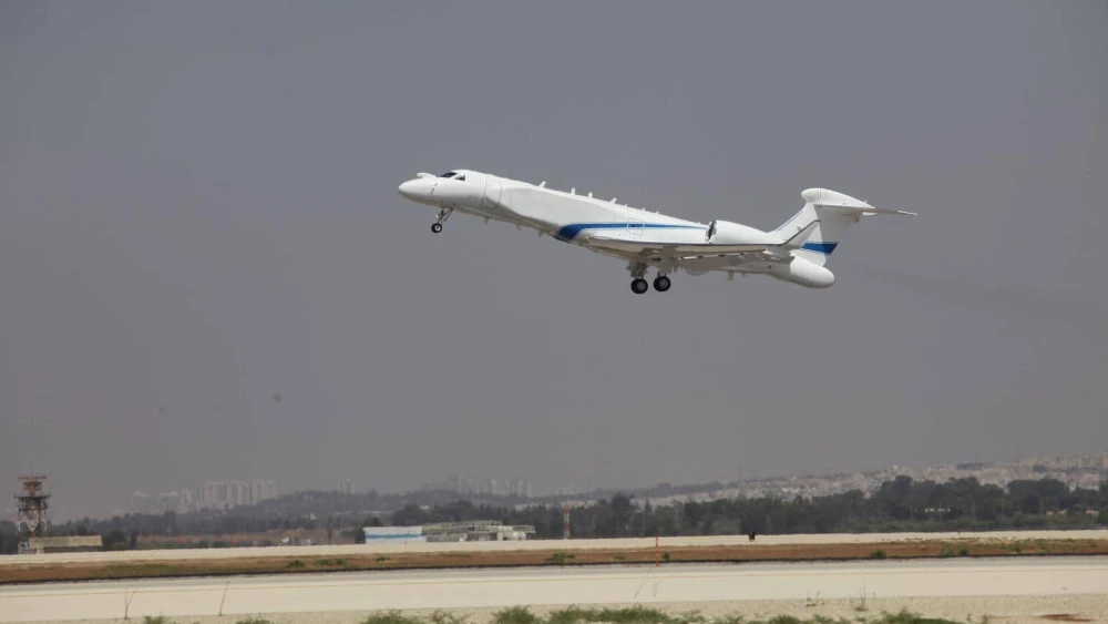 The ORON aircraft during a test flight. Credit: Israeli Ministry of Defense Spokesperson’s Office.