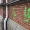 Swastikas and anti-Semitic graffiti on buildings in Amsterdam on Feb. 22, 2019. Credit: European Jewish Press.