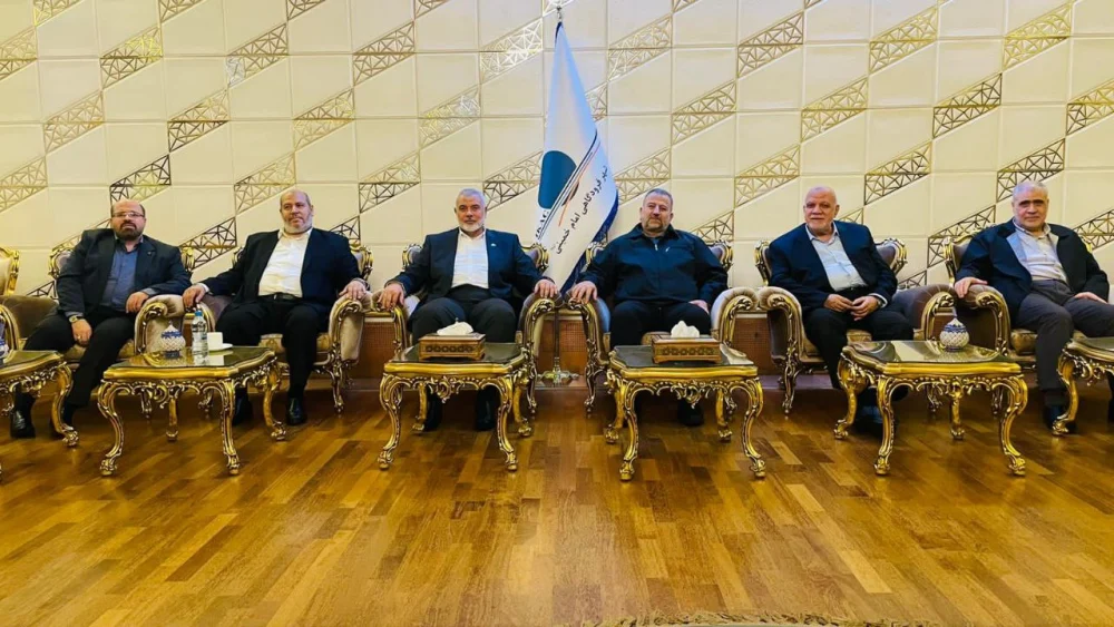 The Hamas delegation in Tehran on June 19, 2023. Source: Twitter.