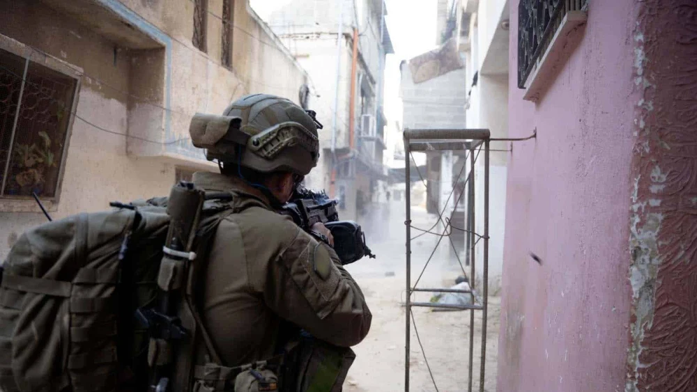 Israel Defense Forces troops operate in the northern Samaria city of Jenin, Feb. 2, 2025. Credit: IDF.
