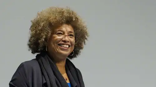 Civil-rights activist Angela Davis. Credit: Columbia GSAPP/Wikimedia Commons.