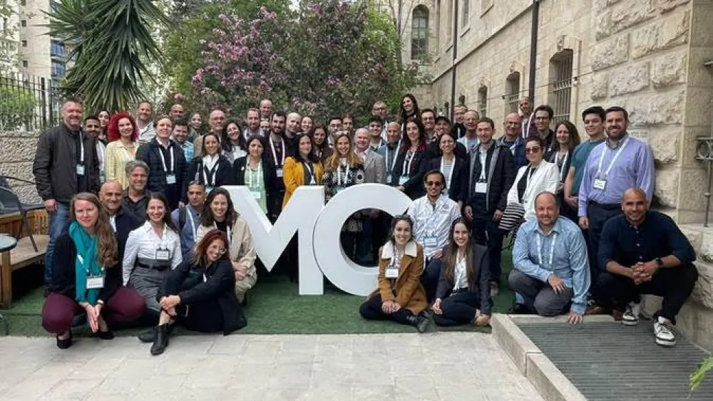 The MassChallenge Core Accelerator 2023 Cohort at Launch, May 2023. Courtesy: MassChallenge Israel.