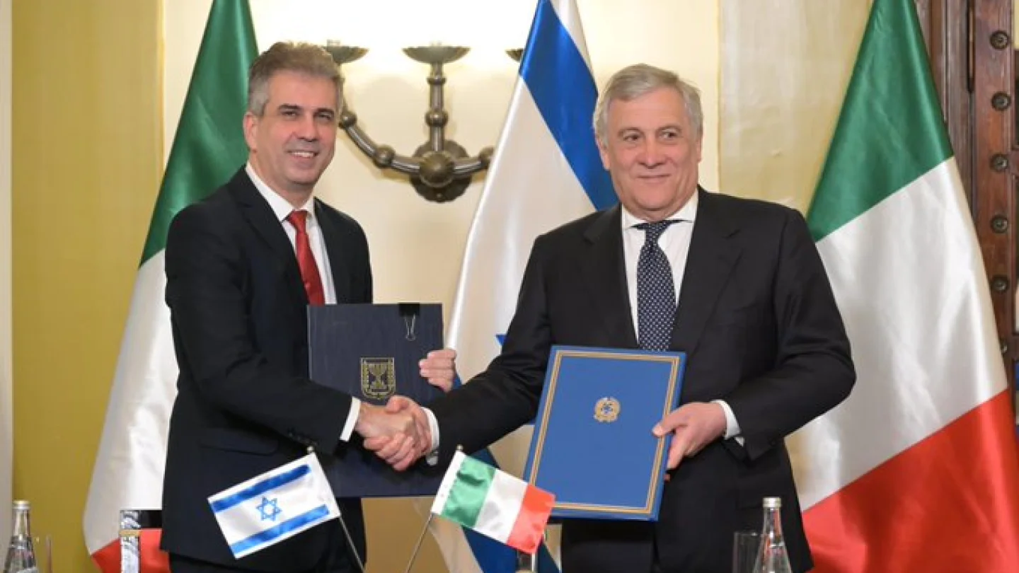 Italian foreign minister meets with Israeli counterpart in Jerusalem ...