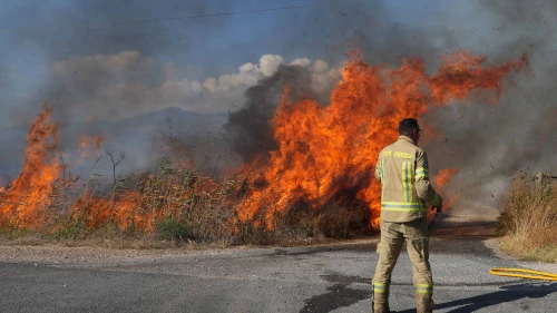 Fire in Northern Israel