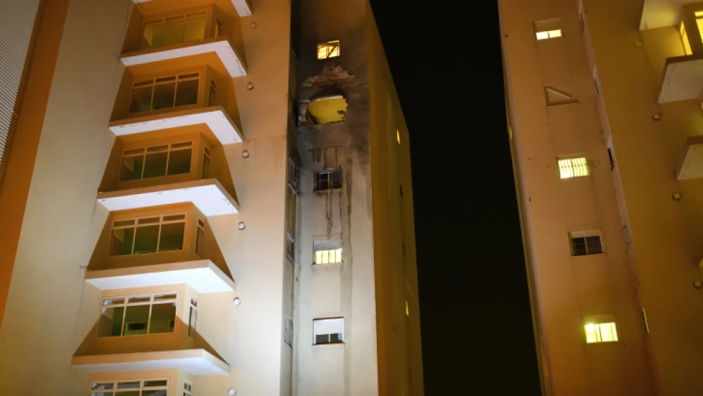The scene in Sderot, where a 5-year-old boy was fatally struck by shrapnel on May 12, 2021. Photo by Gili Yaari /Flash90.