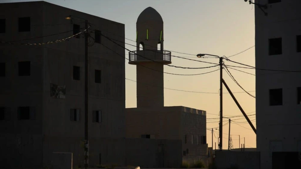 Inside the Israel Defense Force's Urban Warfare Training Center in the Negev, July 12, 2023. Photo by Yoav Dudkevitch/TPS.