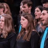 Participants singing together in a program un by the Zamir Choral Foundation. Credit: Courtesy.