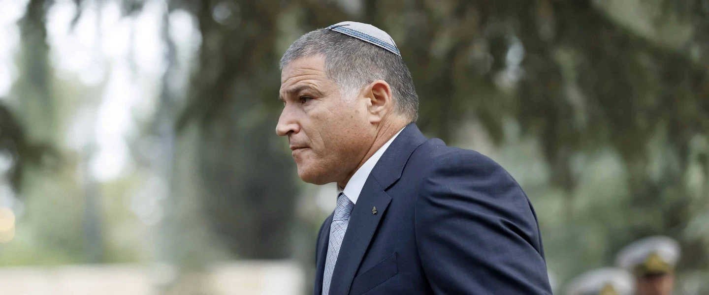 Israel Security Agency (Shin Bet) chief David Zini on Nov. 3, 2025. Photo by Moshe Shai/Flash90.