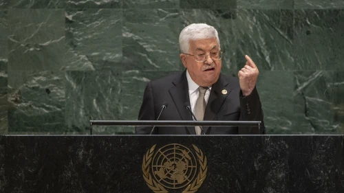 Palestinian Authority leader Mahmoud Abbas addresses the United Nations General Assembly on Sept. 26, 2019. Credit: UN Photo/Cia Pak.