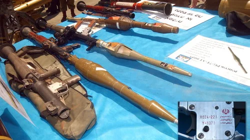 File photo: Hezbollah-owned Iranian anti-tank missiles that were captured by Israel Defense Forces in southern Lebanon in 2006. Credit: IDF.