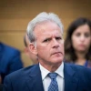 Then-MK Michael Oren attends a meeting of the Knesset Caucus for Strengthening Ties with the Jewish World at the legislature in Jerusalem, June 27, 2017. Photo by Yonatan Sindel/Flash90.