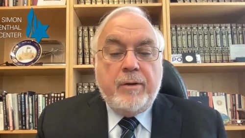 The webinar was hosted by the Simon Wiesenthal Center in partnership with the King Hamad Global Centre for Peaceful Coexistence. Source: Screenshot.