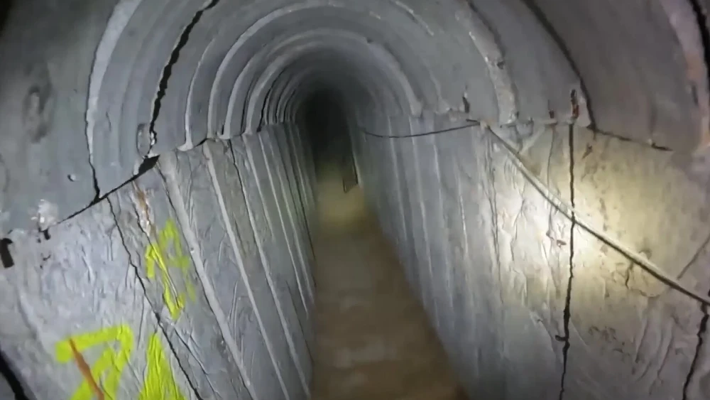 Hamas tunnel uncovered in Gaza
