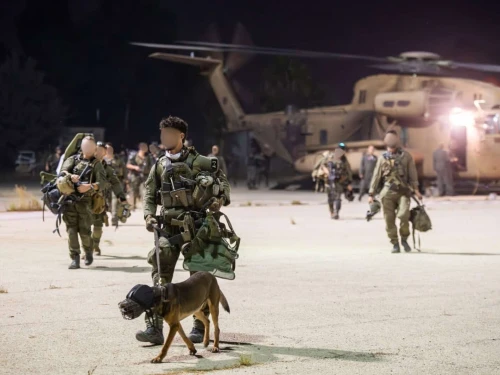 IDF special forces operators arrive at the Masyaf missile production plant in western Syria, Sept. 8, 2024. Credit: IDF Spokesperson's Office.