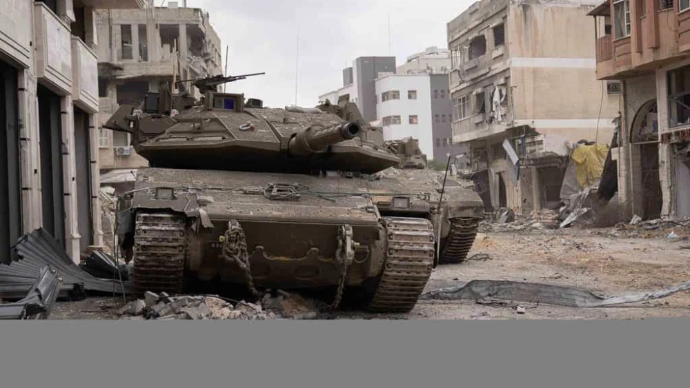Israeli troops operating in the Hamas-ruled Gaza Strip, Nov. 28, 2023. Credit: IDF.