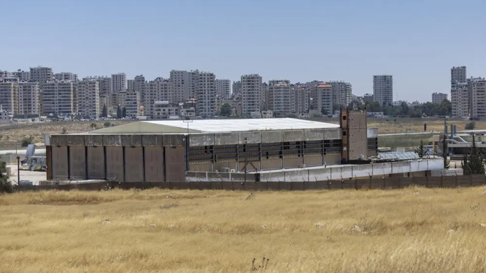 המתחם המיועד להקמת הטריבונל השיפוטי של מחבלי הנו׳חבה.