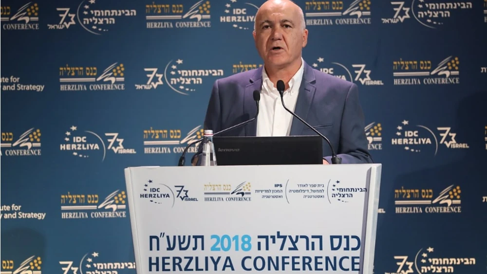Former chief of the Israel Security Agency (Shin Bet) Yoram Cohen at the Annual Herzliya Conference. Credit: Herzliya Conference.