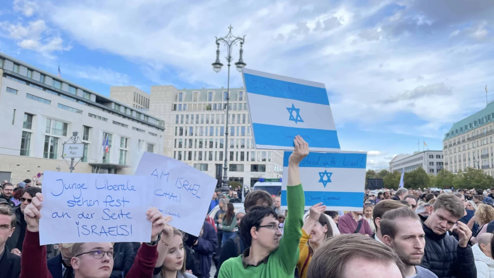 Pro-Israel rally in Berlin