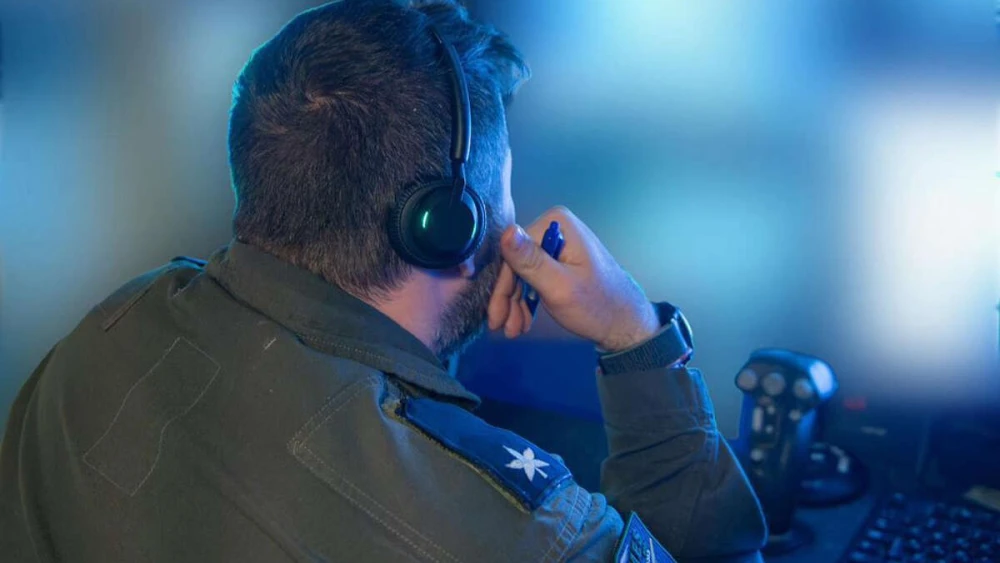 IAF Maj. (res.) at Palmachim Air Force Base. Credit: IAF.