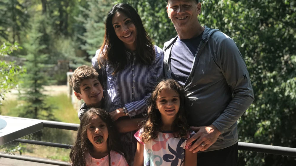 John Frank and his family. Credit: Courtesy.