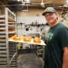 Greg Peterman, owner of Yorgo's Bageldashery in Norfolk, Va. Photo by Bill Motchan.