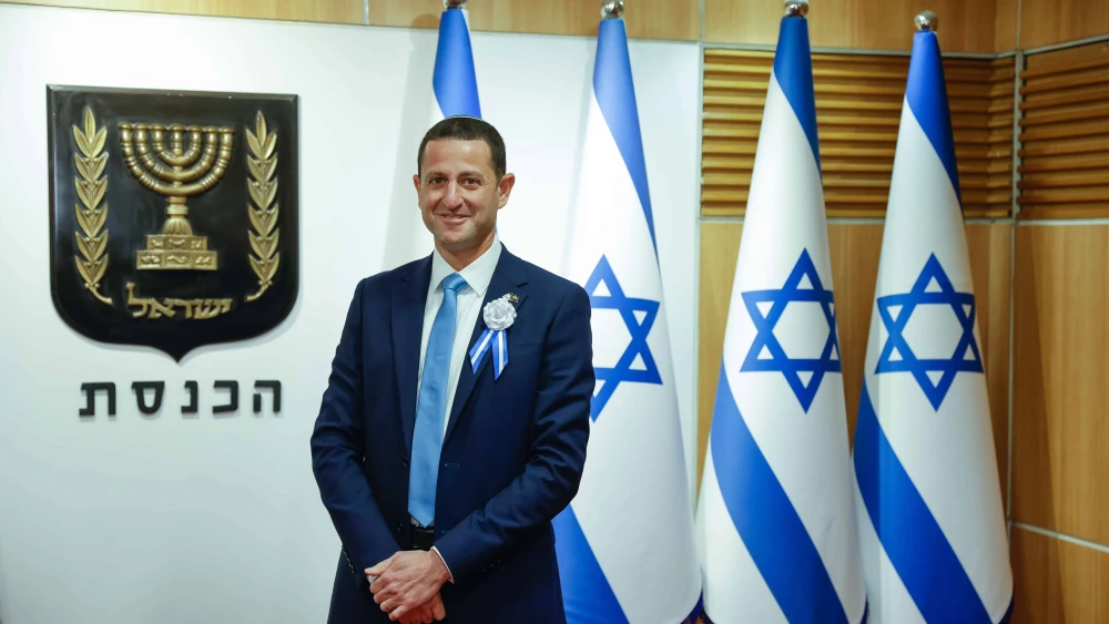 Knesset member Ohad Tal (Religious Zionism Party) at the opening session of parliament in Jerusalem, Nov. 15, 2022. Photo by Olivier Fitoussi/Flash90.