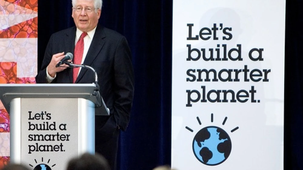 U.S. Rep. David Price (D-N.C.) speaks at the IBM facility in Research Triangle Park, North Carolina on April 7, 2010. Price and U.S. Rep. Lloyd Doggett drafted a letter to President Barack Obama opposing new Iran sanctions legislation that has been signed by more than 100 members of the House. Credit: Rep. David Price.