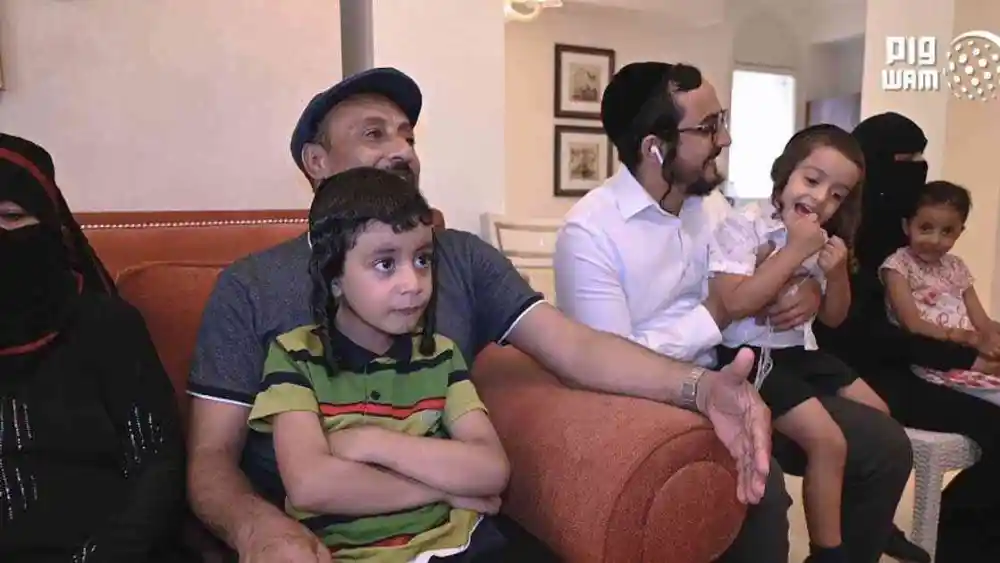 Members of the Yemenite Jewish family reunited in the UAE after 15 years of separation. Credit: Emirates News Agency.